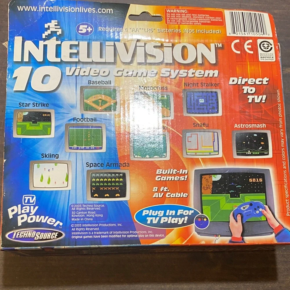 10 Video Game System - Blue